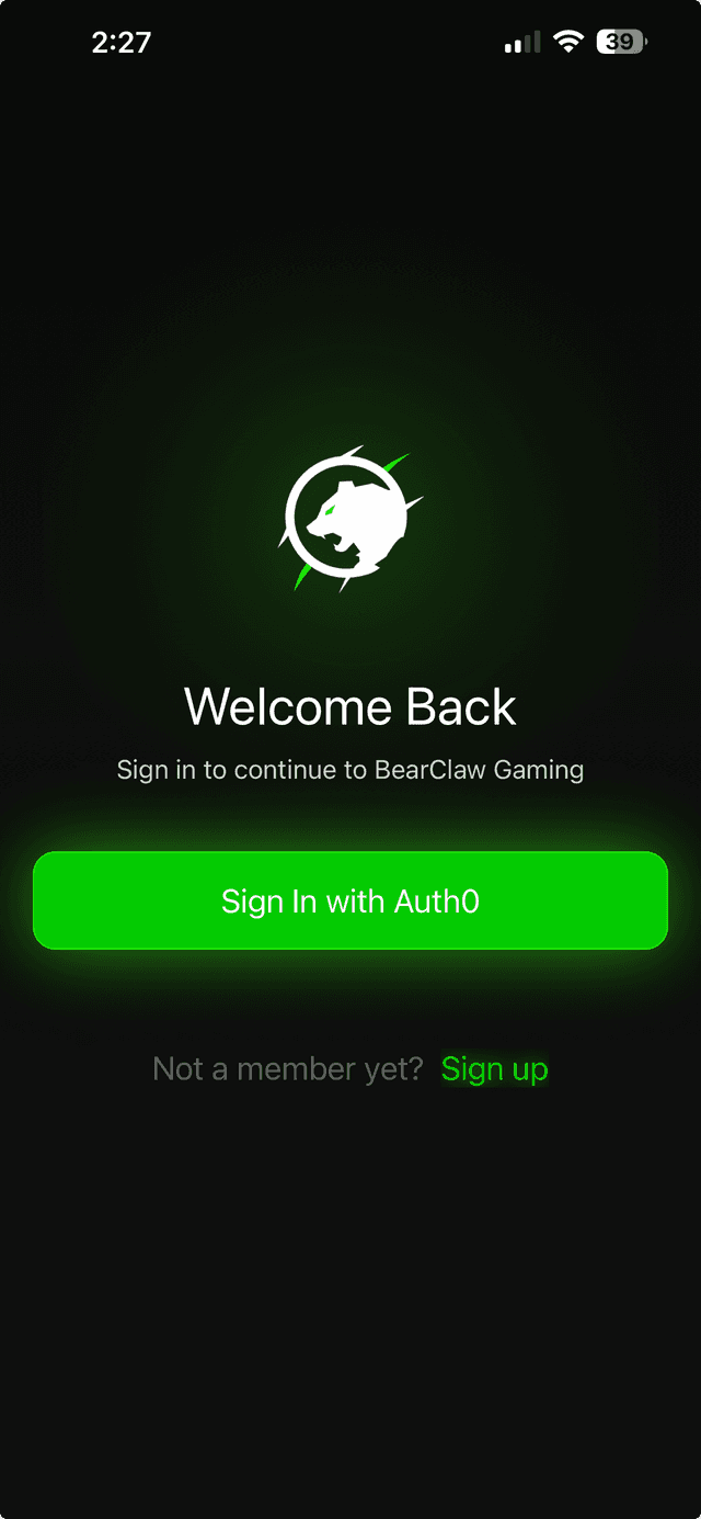 Bearclaw app preview